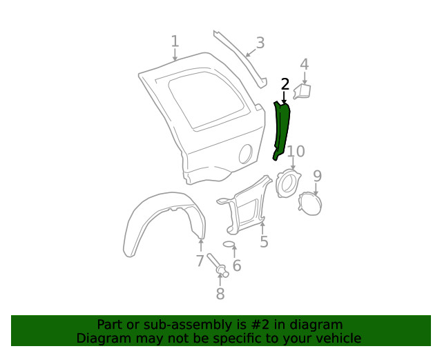 Genuine GM Tail Lamp Pocket 15157233