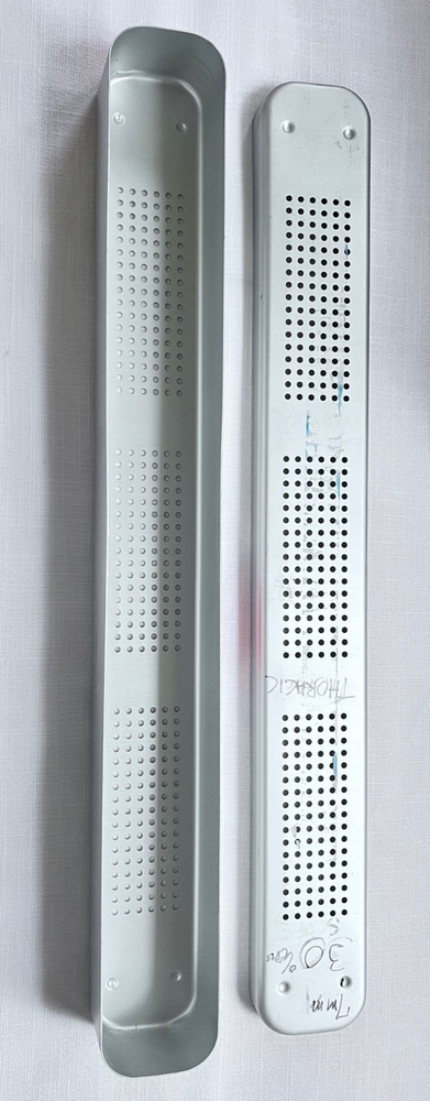 Sterilization Container Tray Aluminum 24 X 3 X 2 Empty