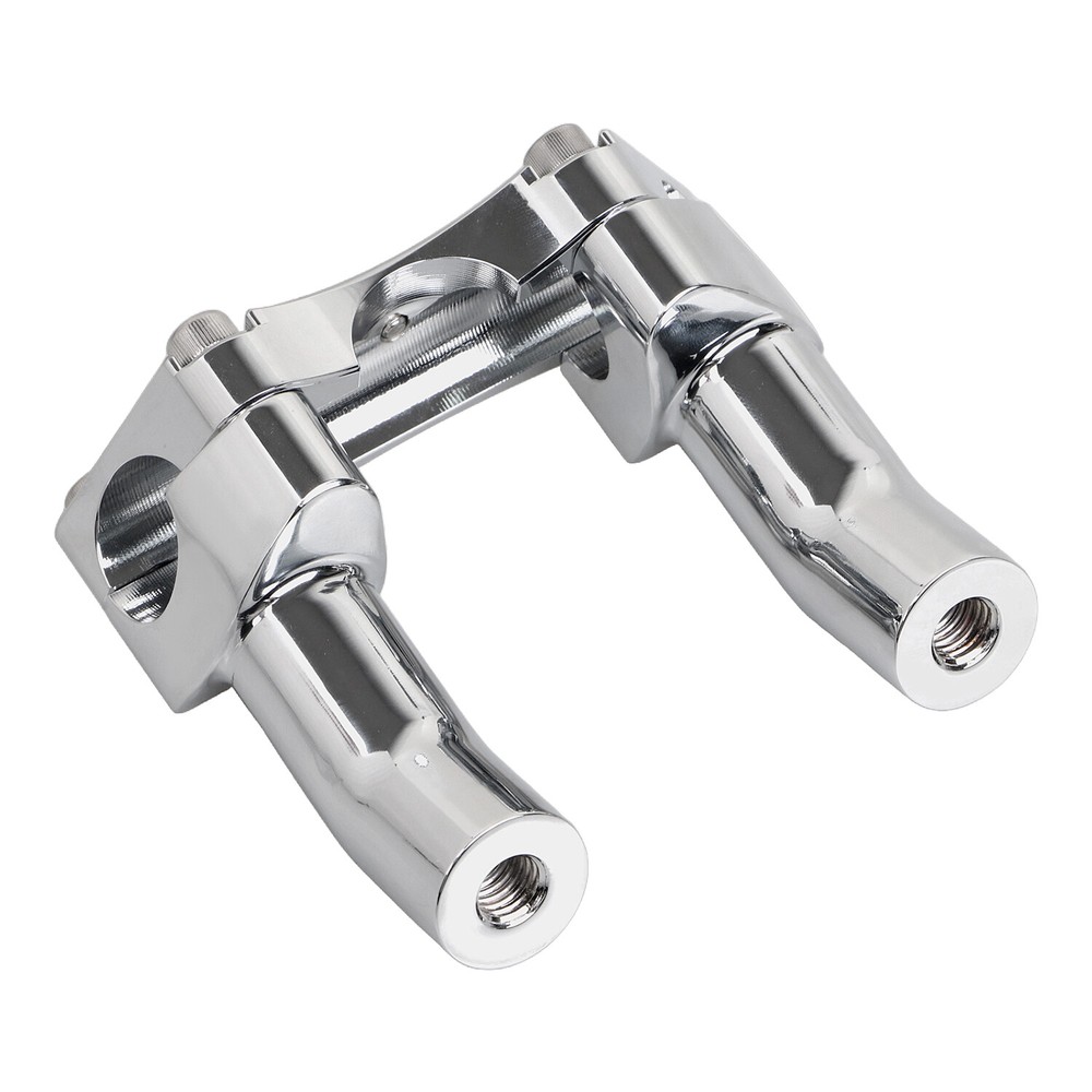 Chrome 3.5" Pullback Handlebar Riser Top Clamp For Harley Dyna Low Rider V-Rod