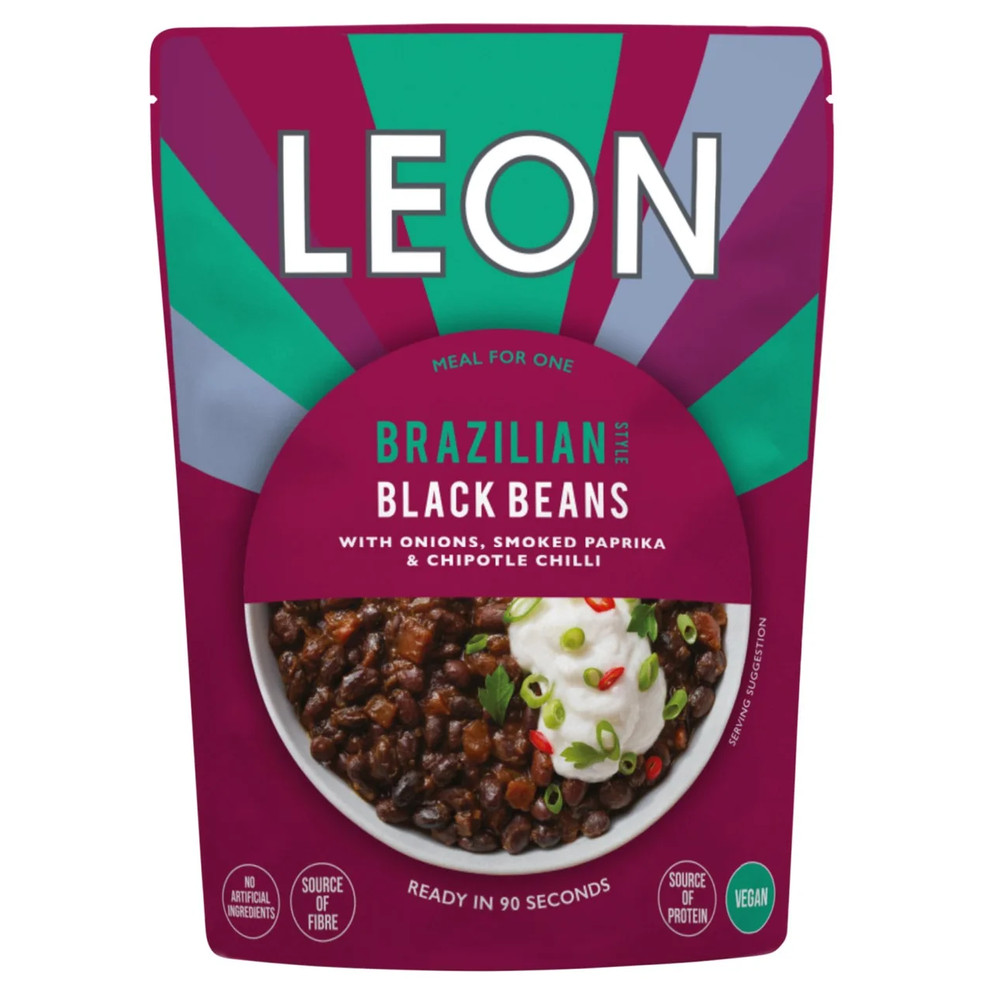 LEON Brazilian Style Black Beans 250g