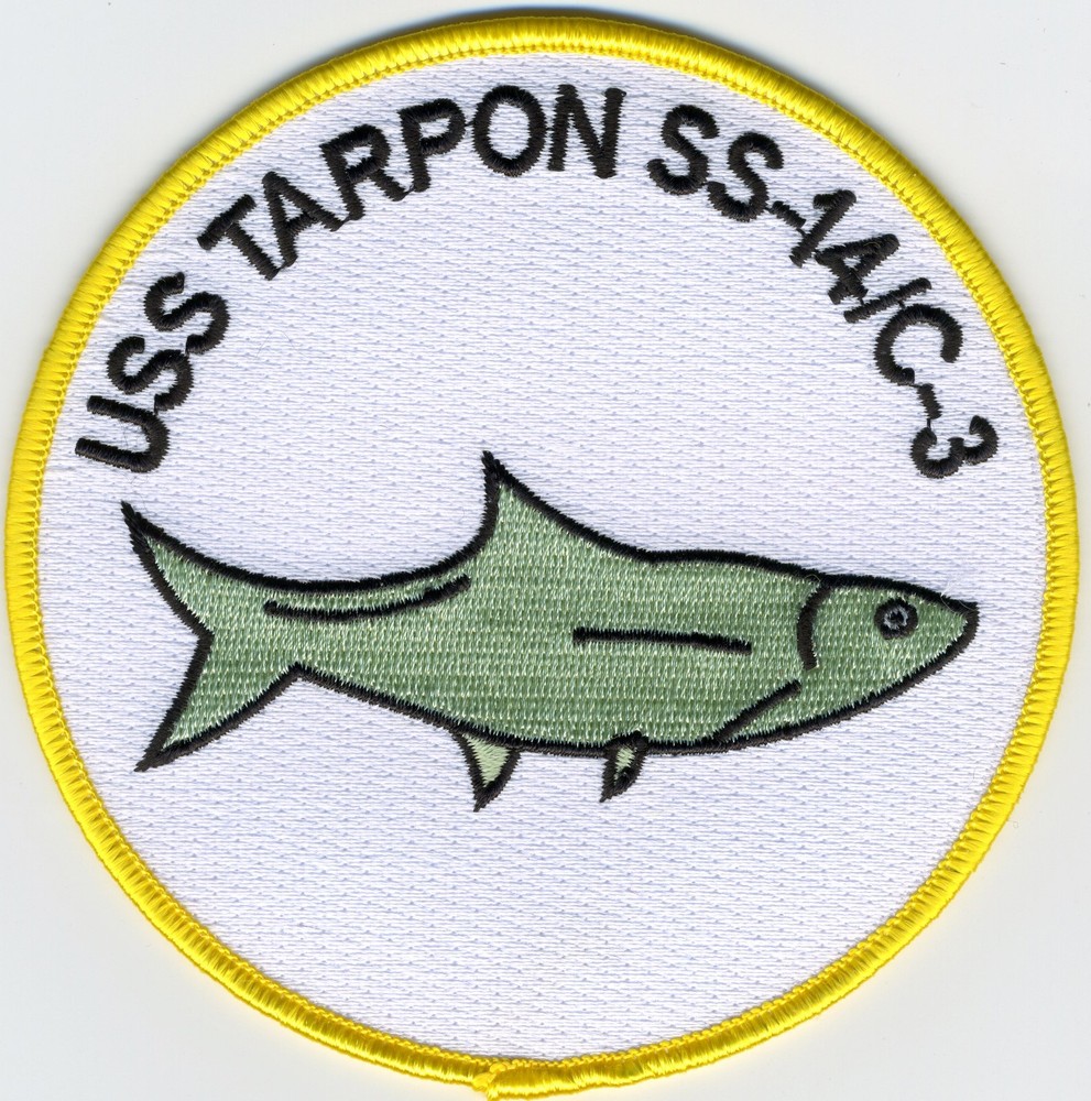 USS Tarpon SS-14/C-3 - BCPatch Cat. No. C7120