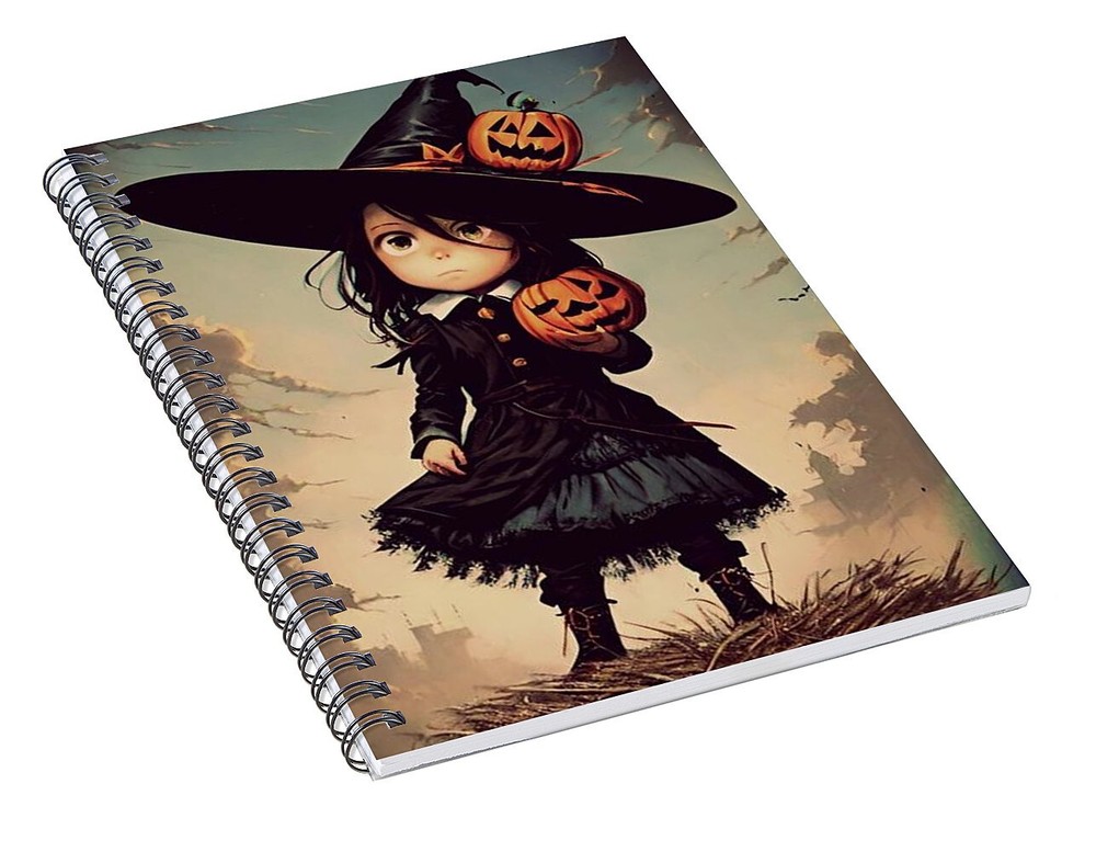 Young Halloween Spiral Notebook Blank Notebook Lined Journal 8 X 6 Notebook