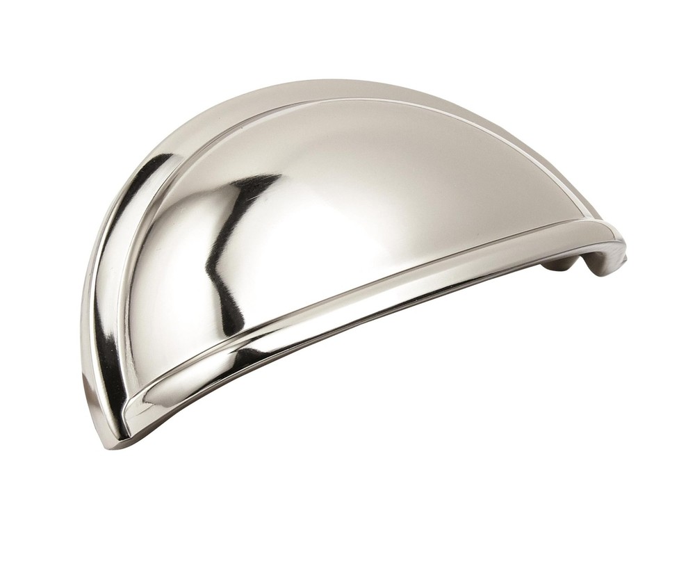 10 PCS 3 Inch 76mm Polished Nickel Cabinet Cup Pulls Drawer Handle Hardware