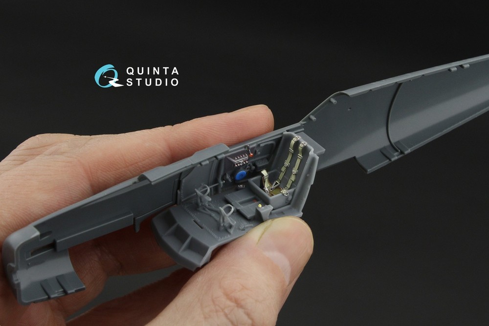 Quinta Studio 1/48 Avia S-199 3D Interior Cockpit Colored Decals Eduard
