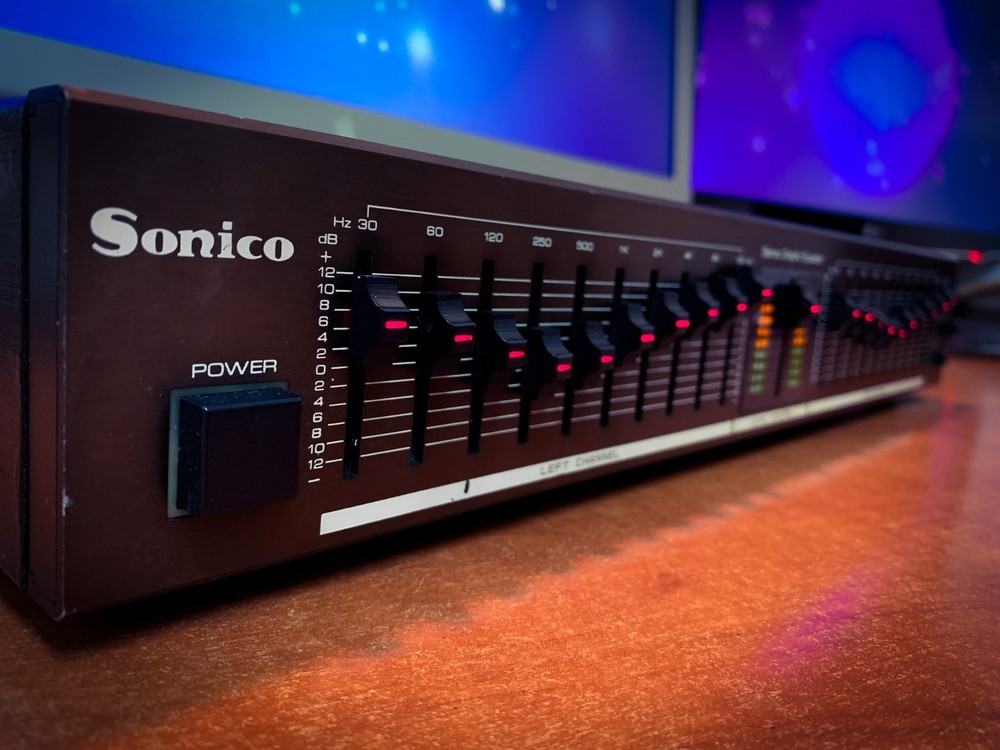 SONICO EQ35 🌈RaRe🌈 Vintage Stereo Equalizer