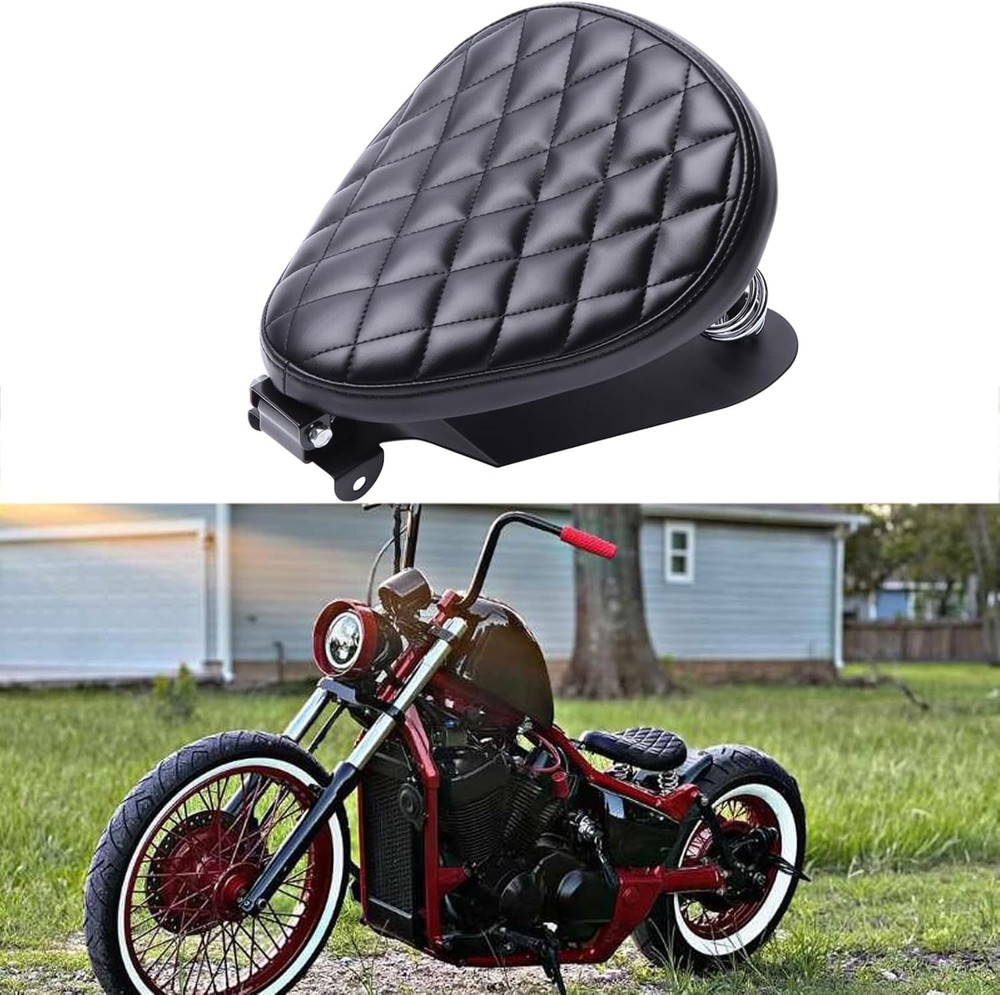 Motorcycle Solo Seat Spring Base Harley 883