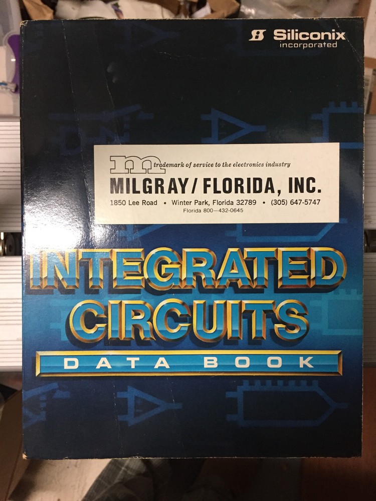 Data Book = Siliconix Analog and Power Integrated Circuits 1985/1988 =