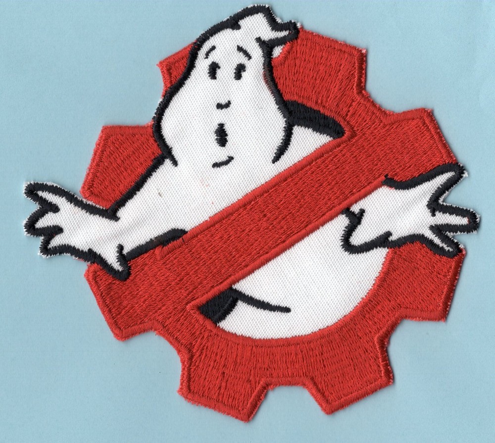 Ghostbusters Zeddemore Engineering style F.E. No Ghost Embroidered Iron On Patch