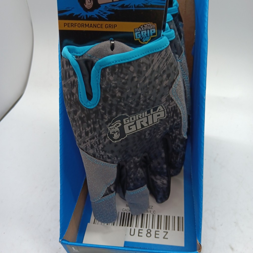 Gorilla Grip Work Gloves 22857 - 1 PAIR - SIZE LARGE