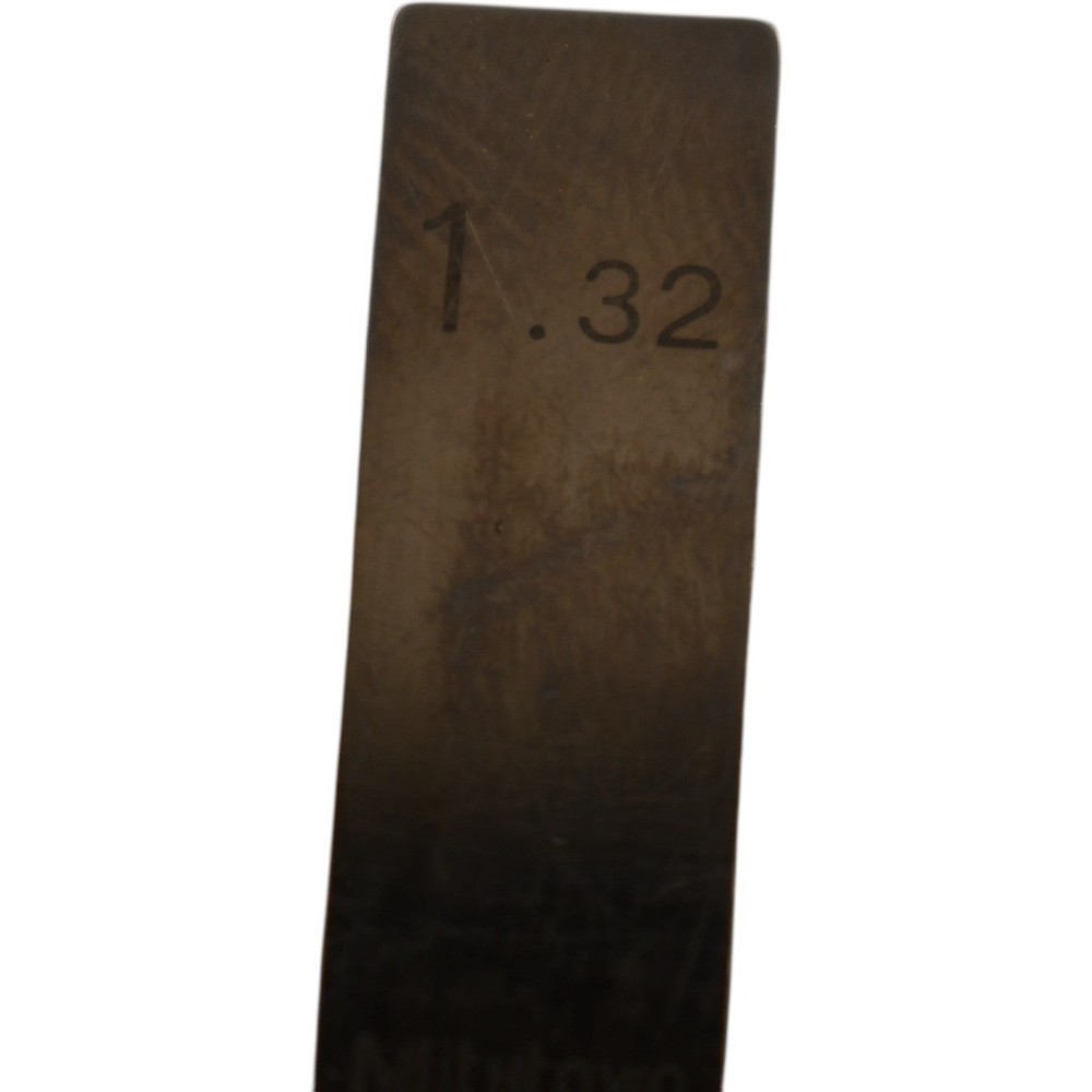 Mitutoyo 1.32mm Rectangular Steel Gage Block Inspection