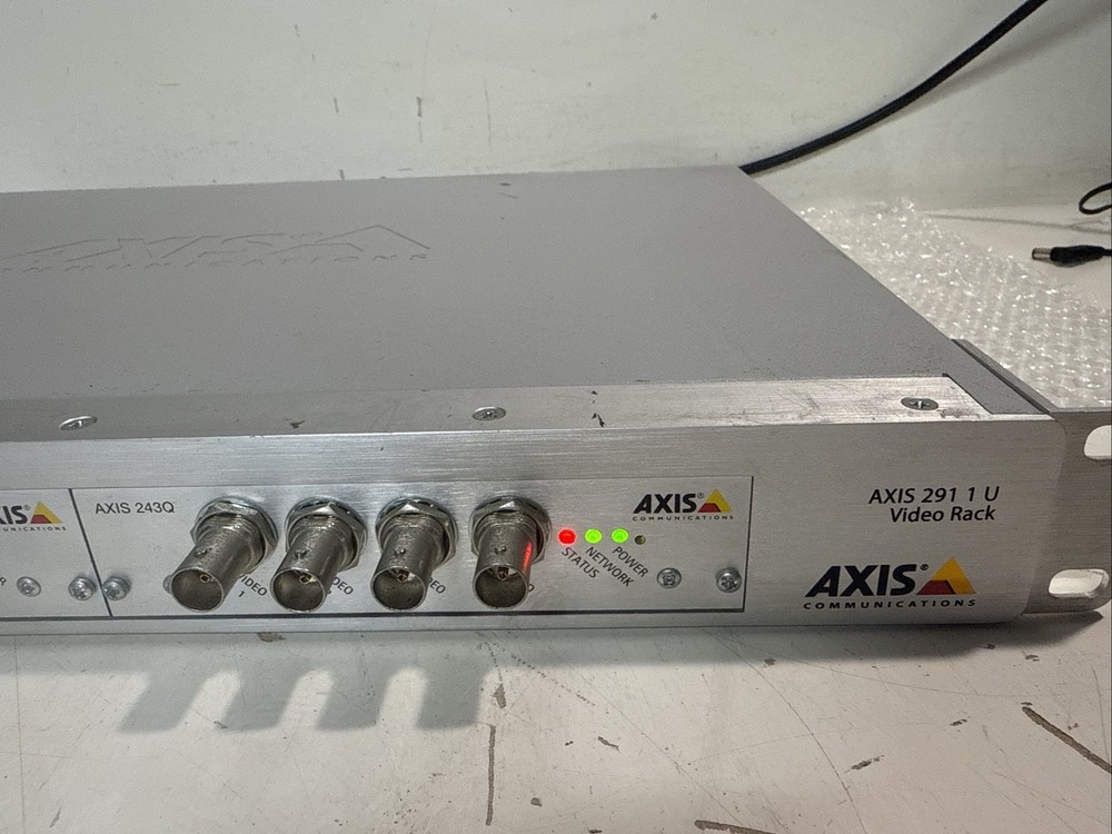 Axis 291 1U Server Rack High-Density Video Encoder Rack w/3 X 243Q 4 Ch blades