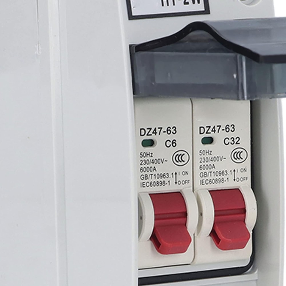 2 Way Distribution Box Circuit Breakers with Case 16A 32A