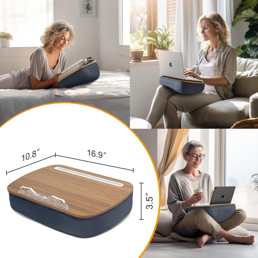 Lap Beanbag Book Stand for Hands Free Reading Comfortable Reading Pillow Stan...