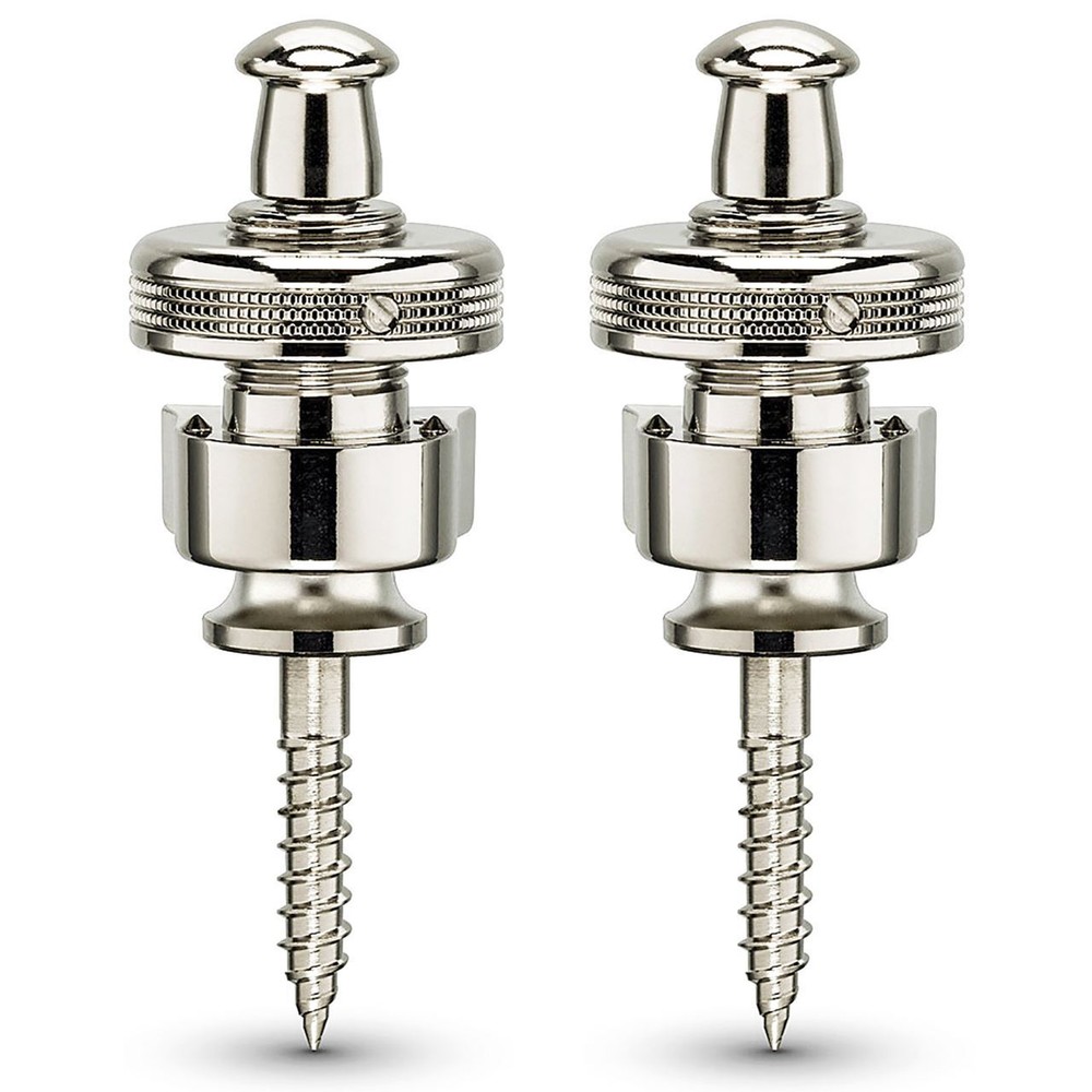 Schaller S-Locks Guitar Strap Lock System, Nickel