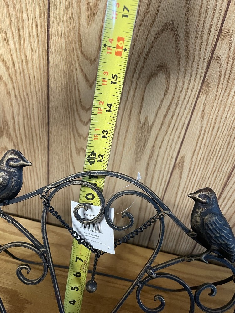 Metal Bird's Cookbook Stand