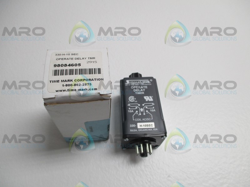 TIME MARK 330-H-10 OPERATE DELAY TIMER 10SEC  NSMP