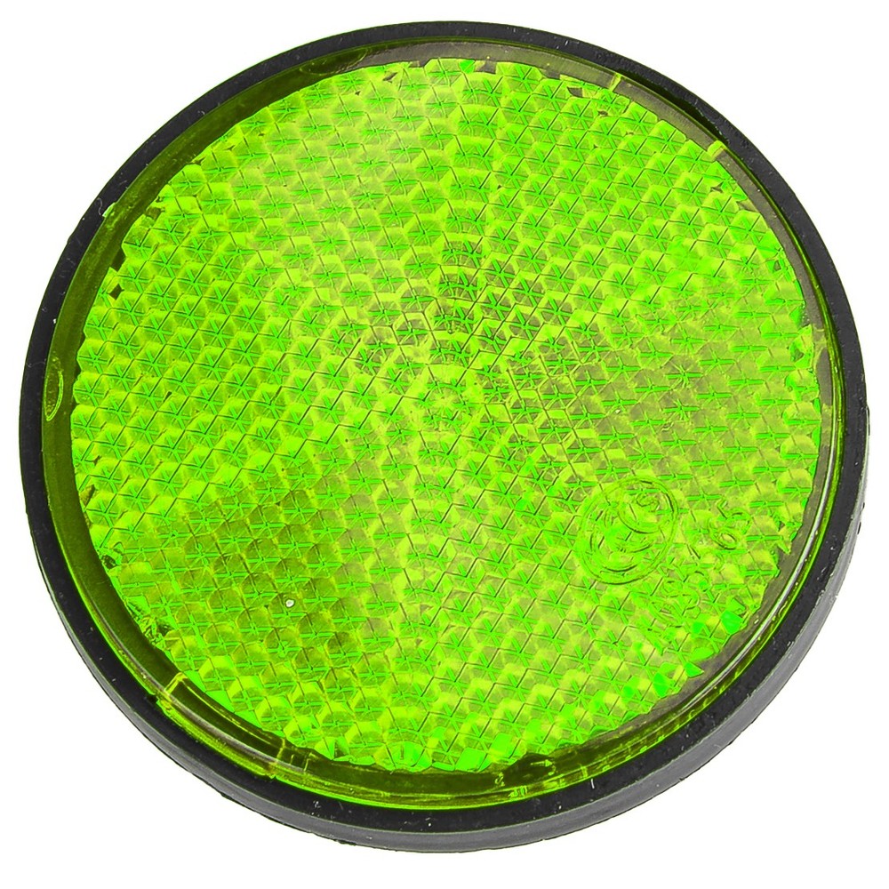 2pcs Universal Motorcycle Round Front Fork Reflectors top