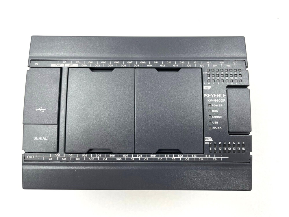 KEYENCE KV-N40DR Base Unit DC Power Supply Type CPU Module New