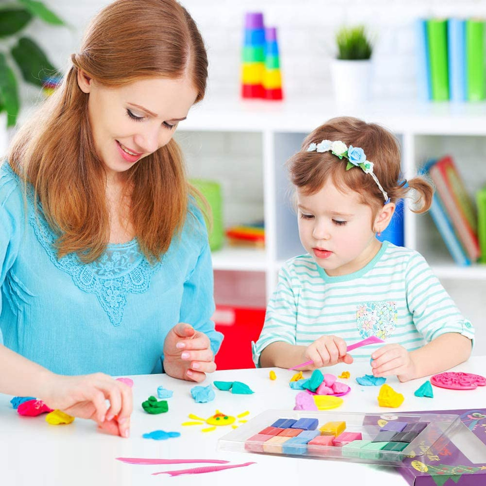 24-Color Polymer Modeling Clay Kit � Mini Starter Set