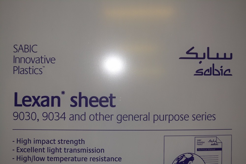 Lexan Polycarbonate Plastic Sheet Clear 1/32" .030 x 48" x 36"