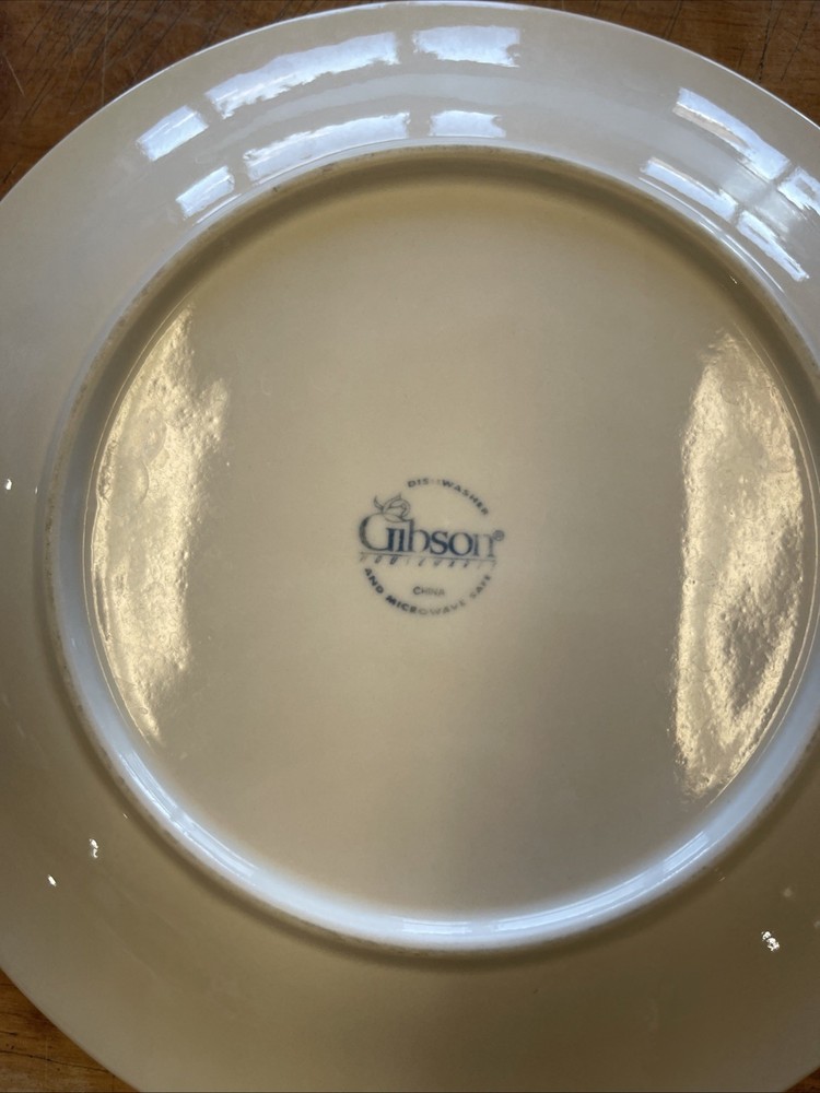 Gibson FRUIT OFF WHITE Dinner Plate 10 1/2" 1 ea 8 available