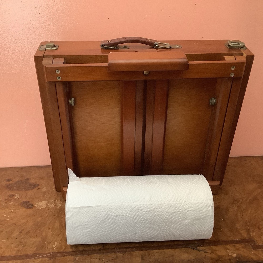 Wood Easel Table-Top Model Adjustable Portable With Double Drawer Handle
