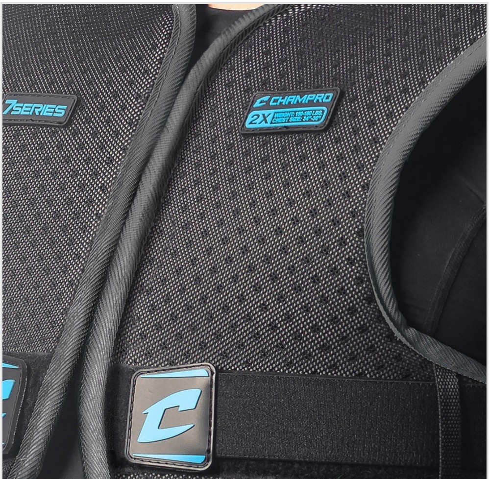 2 x CHAMPION “CHAMPRO 7- series” shoulder pads Size MEDIUM. NEW- NWT
