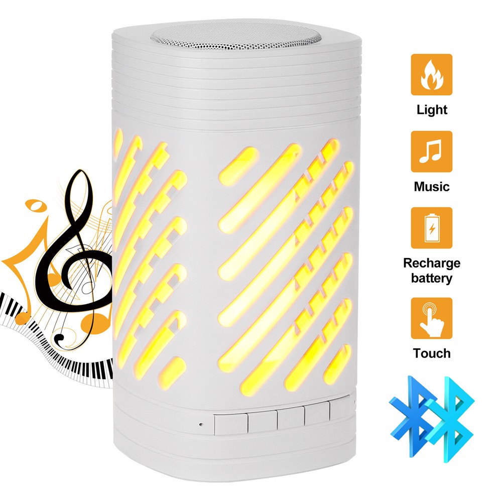 Smart LED Lamp Bluetooth Speaker Touch Wireless Camping Lamp Dimmable Charging