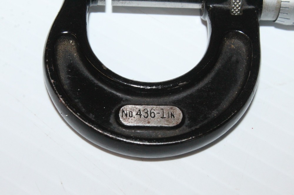 Starret NO. 436 1"-2" And 0"-1" Range Micrometer Tools