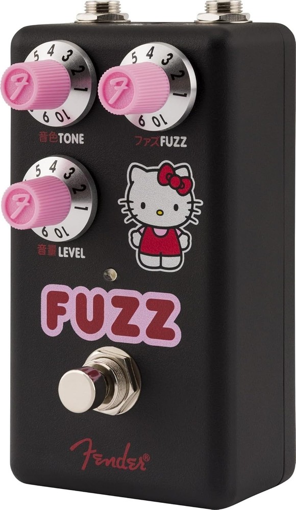 Fender Fuzz Pedal Hello Kitty Black