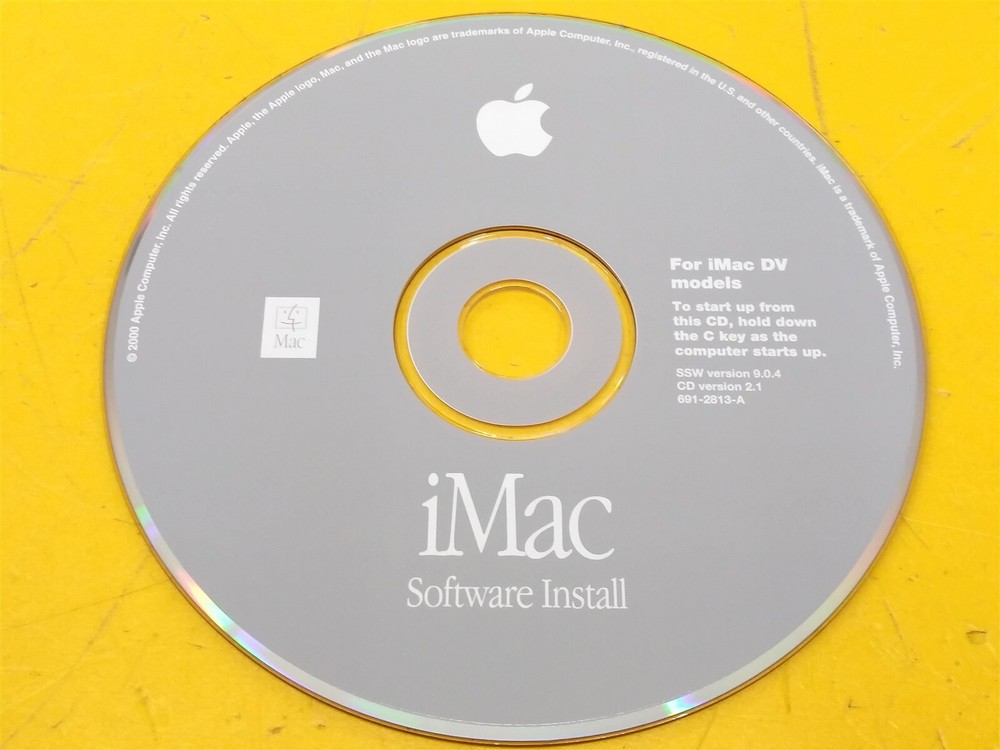 ⭐️⭐️⭐️⭐️⭐️ Apple iMac DV Models 2000 Install / Restore / Applications Discs