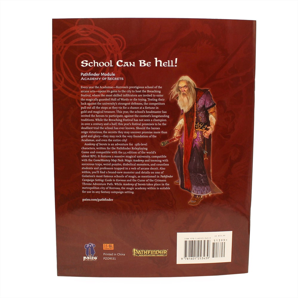 Pathfinder (RPG) Module: Academy of Secrets
