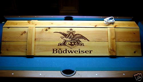 New Budweiser Pool Table Billiards Light 52" Cedar Led
