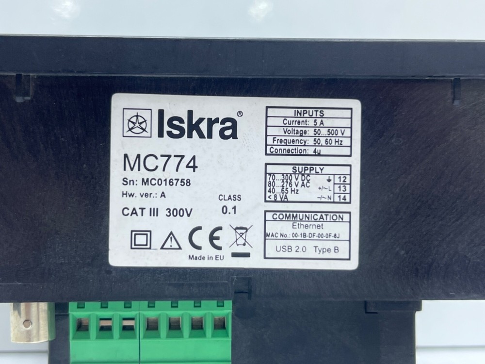 ISKRA MC 774 QUALITY ANALYZER