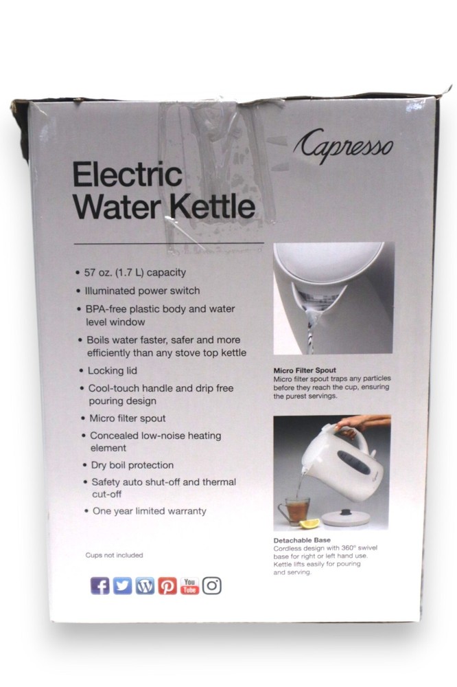Capresso Electric Water Kettle