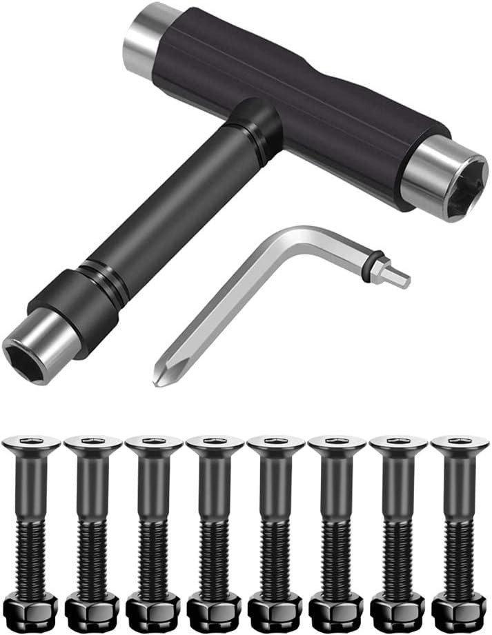 Compact Multi-Function Skateboard Tool for Wheels & Trucks – Lightweight Design