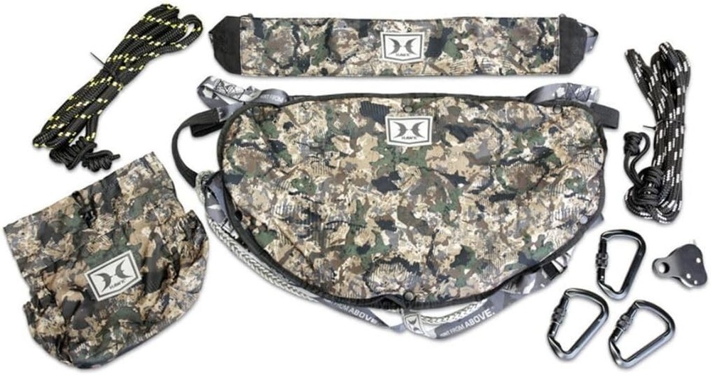 Comfortable Hawk Helium Hammock - Packable Hunting Tree Saddle with Accessories