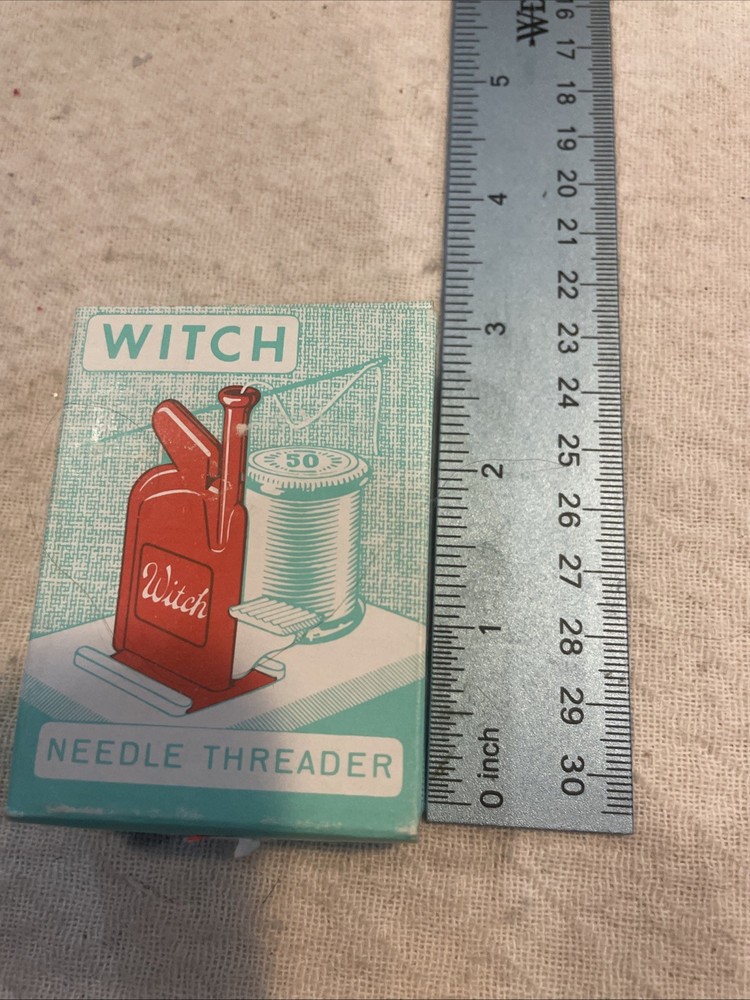 Vintage Witch Automatic Needle Threader, Original Box, Made in West Germany.