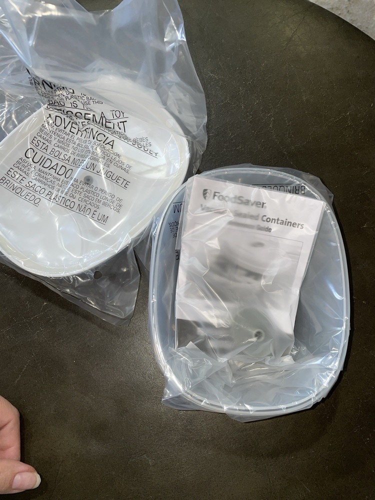 FoodSaver Vacuum Seal Storage Clear Container Small Rectangle