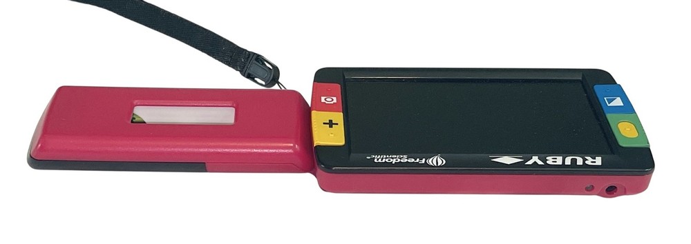 Freedom Scientific RUBY Handheld Video Magnifier Low Vision Aid Case Box READ