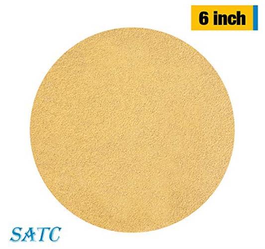 S SATC 100 PCS PSA Sanding Discs 6 Inch Adhesive Backed Assorted Styles