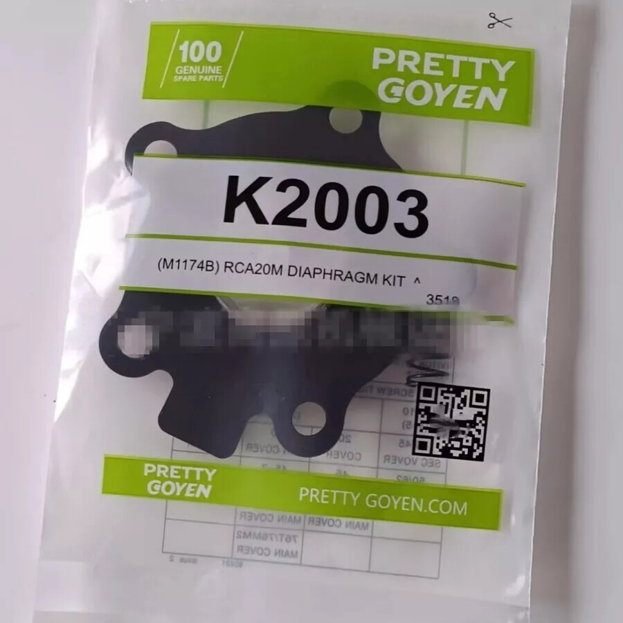 New For PRETTY GOYEN K2003 (M1174) CA20MM 3/4 Inch Diaphragm Repair Kit