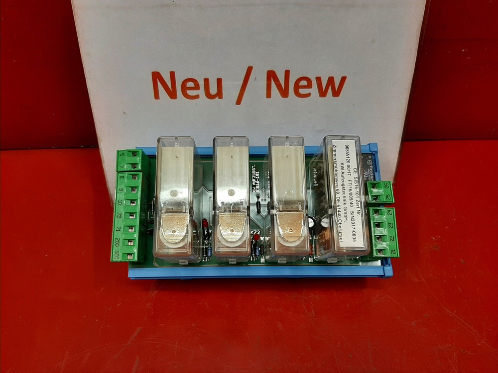 KW Elevator Technology CE SIS16-101 Control Module