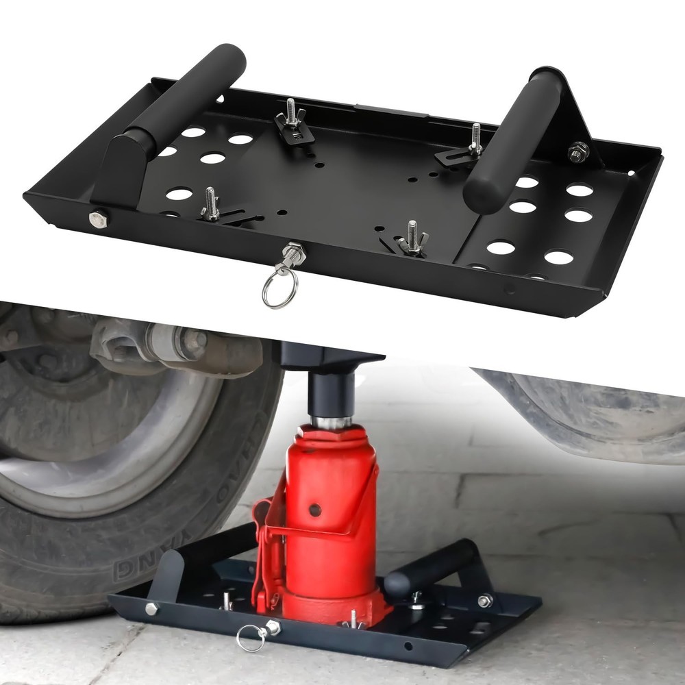 Universal Bottle Jack Base Plate Stabilizer, Adjustable Landing Pad, 20 Ton Max