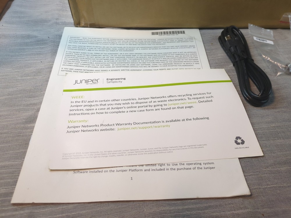 Juniper Networks SRX345-SYS-JB-DC 16 Port Services Gateway