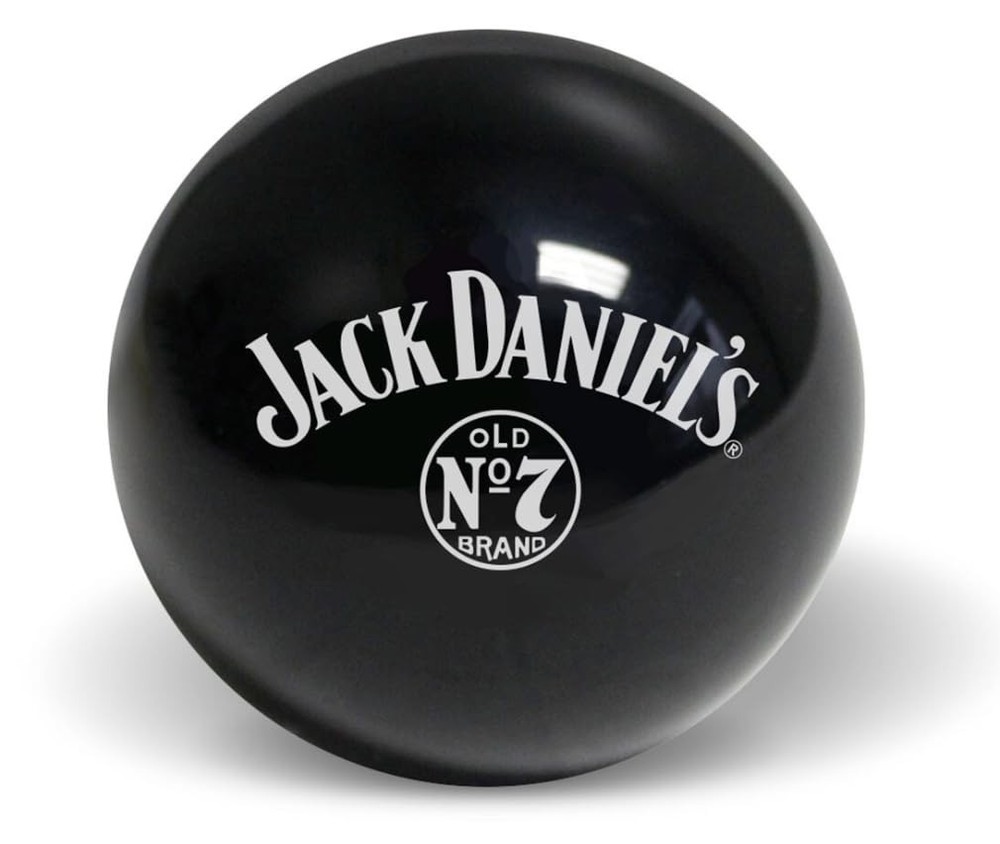 Old No. 7 Billiard Ball, Black, Size