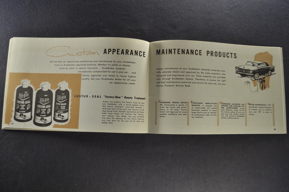 1966 Studebaker Owners Manual Guide Daytona Cruiser Commander Wagonaire 66
