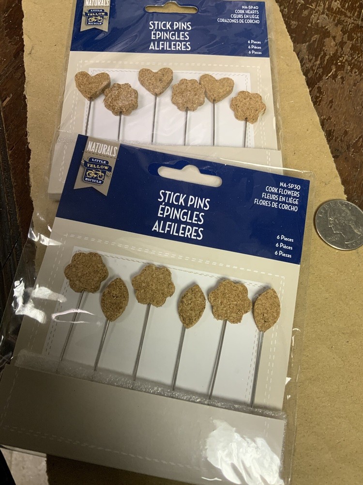 Crafts Stick Pins Cork