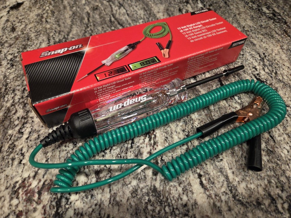 Snapon Tools 12 V DC Digital Display Circuit Tester (Green)