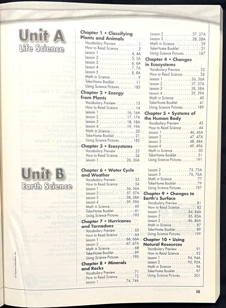 4th Grade - SCIENCE - STUDENT WORKBOOK EDITION (2006, Scott Foresman)